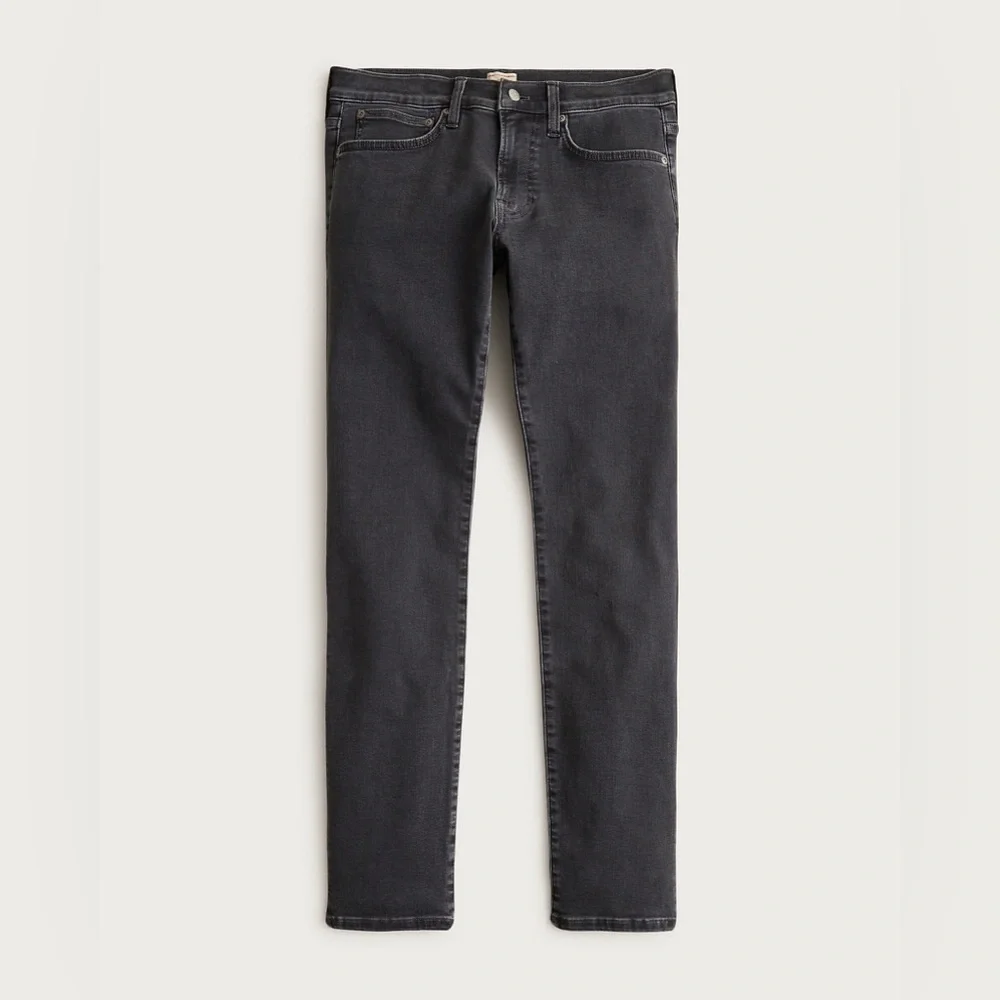 J Crew 484 Slim-fit stretch jean in dark charcoal wash CF320